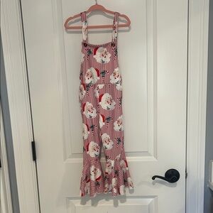 Kids Santa Print One Piece